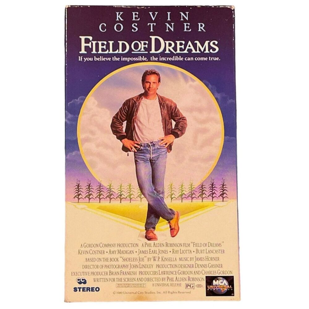 Field of Dreams (VHS, 1997) TESTED Tape And Cover